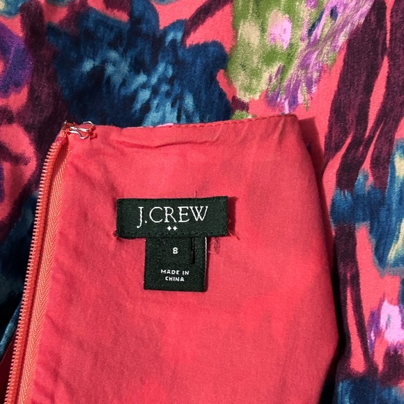 J. Crew Floral Dress Size 8 - Picture 5 of 6